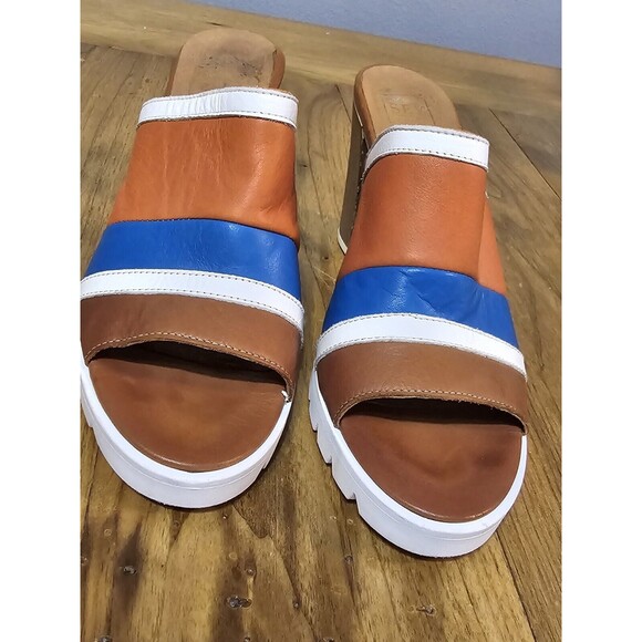 Seychelles Size 8.5 Sey Collection Tantalize Heeled Sandal In Orange Multi ... - Picture 13 of 13